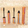 Mascara Qic Colorf Star Sky Waterproof Black Mascaras 36H Longlasting Cring Thick Lengthening Fast Quick Dry Makeup Lash Drop Delive Dhlab