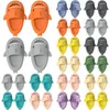 Designer-Hausschuhe für Damen und Herren, dicker Boden, rutschfest, blau, orange, lila, grau, gelb, Outdoor-Sommer-Sandalen, Farbe 11