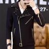 Men's Jackets 2023 Spring Men's Motorcycle Jacket Lapel Trend Handsome Autumn And Winter Personality Short