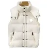 Designer Mens Down Vests Womens stand collar Down Vest winter Jacket Embroidered Chest Badge Warm Outerwear Jackets