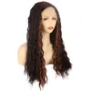 Perruque femme avant de lacet perruque couleur mélangée petits cheveux bouclés cheveux bouclés minces bonnet perruques 230301