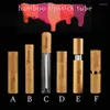 Bottiglie di stoccaggio LOGO da 5 ml Tubo per rossetto in bambù Contenitore per labbra Confezione cosmetica Fantasia Mini Stick da 4,5 g Eco