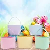 DHL Strited Basket Easter Casket Festive Seersucker Candy Gift Golon Boy Borse Boy Borse Portable Cestini FY5652 A0301