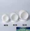 High-end White Cosmetic Jar Hand Face Cream Plastic Jar 15g 30g 50g Cosmetic Sample Plastic Container with Inner Liner Cover