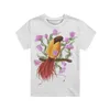 Paradisaeidae Stampa Motivo Floreale Maglietta Per Ragazzi Neonato Vestiti Manica Corta Tee Bambini Top T-shirt Estate Bambino 230301