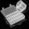 Noções de costura Ferramentas 24 grades Plástico Ponto Cruz Bordado Floss Bobbin Organizer Box Storage With Thread Board Card String Winder