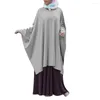 Ethnische Kleidung Niquabs Einteiler Ramdan Burkha Muslim Khimar Lange Tops Frauen Gebet Arabisch Islamisch Farasha Overhead Jilbab Abaya Kaftan