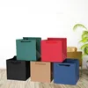 Gift Wrap 20pcs White/Black/Kraft/Red Color Paper Gift Bag With Handle Square Potted Flower Bag Paper Box Packaging 230301