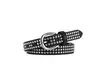 Belts Women's belt metal punk rock INS fashion women's belt alloy D buckle rivet luxury design waistband casual wild jeans band Z0228