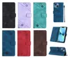Skin Feel Leather Wallet Cases for iphone 14 pro max 13 mini 12 11 touch7 6 7 8 XR XS Slot Book Holder Card Flip Cover