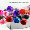 Single Stem Soap Flower Valentines Day Gifts Wedding Flower Artificial Carnation Valentines Mors dag Blommor gåvor