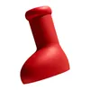 2023 Tasarımcı Big Red Boot Erkekler İçin Kadın Ayakkabı Katı Yuvarlak Toe Düz Eva Kauçuk Yağmur Botları Günlük Moda Açık Moda Açık Sabitlik Box7497469