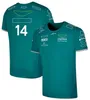 F1 Team 2023 förare Kort ärm T-shirts Leisure Sports Round Neck T-shirts Mens Plus Size Racing Clothes