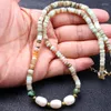 Choker Natural Stone Bead Chain Handmade Shell Pearl Necklace For Girls Women Jewelry