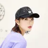 Ball Caps 2021 Spring New Fashion Trendy Baseball Cap Embroidered Kitten Letter Hats for Women Men Cute Design Fall Sunshade BonnetsJ230228