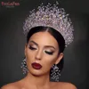 Wedding Hair Jewelry YouLaPan HP193PC AB Colorful Bridal Jewelry Luxury Crystal AB Bridal Crown Tiaras Fashion Women Hair Accessories 230228