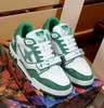 2023 Designer Sneaker Virgil Trainer Casual Louis Vuitton LV louise vutton viuton louisvuitton Chaussures Cuir de veau Abloh Blanc Vert Rouge Bleu Le Вы FXRA