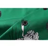 Men's Casual Shirts Dark Full Printed Green Shirt Men 2022 Summer Polo Shirt Light Weight Material Men's Shirt Z0224