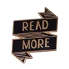 Brooches Read More Books - Literature Theme Brooch Metal Enamel Lapel Badge Collect Denim Jacket Backpack Pin Given Friends And Fans Gift