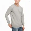 Sudaderas con capucha para hombres Hombres Mujeres Sudadera de manga larga Cuello redondo Jersey suelto Jersey liso Top Casual Azul Rojo Negro Gris Sólido 923-732