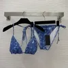 Bikini-Set 2023 Frühjahr neu F04 F2Dijia Damenmode sexy einteiliger Bikini-Badeanzug-Set