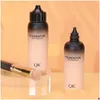 Foundation QIC Baby Flasche 액체 메이크업 BB 크림 모이스처 라이저 플로 12 시간 방수 오일 제어 경량 Conc Dhyo5