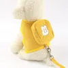 Collares para cães 1 conjunto de lanches Bolsa de armazenamento Filhote de filhote de filhote de 360 ​​graus mochila de animal de estimação de algodão quente para copos de água