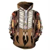 Men's Hoodies Fashion Tribal Style Hoodie 3D Printed Couples Pullovers Sweatshirt Jackets Sportswear Tops Men Women Streetwear Hoody