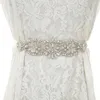 Ceintures de mariage SESTHFAR Daimond Ceinture Cristal Fleur Ceinture De Mariée Ruban Strass Pour Robes