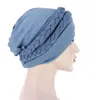 Vêtements ethniques Foulard pour Turban musulman Femmes Bonnet en coton solide Tresse Hijab Caps Inner Hijabs Femme Musulman Arab Wrap Turbantes