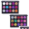 Eye Shadow Cmaaduglitter Eyeshadow Palette 15 Color Diamond Sequins Luminous Shimmer Radiant Brighten Easy To Wear Makeup Palettes D Dhvew