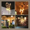 Pendant Lamps 6 Heads Vintage Rope Chandelier Industrial Style Creative Living Room Coffee Shop Clothing Bar Decorative Lamp