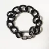 Chains Man Punk Style Cuban Chain Necklace Black Vintage Statement Women Jewelry Cubic Zirconia Spiral Buckle Pendant Bling Choker