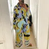 Damen-Nachtwäsche, modisches Damen-Pyjama-Set mit Aufdruck, 2-teilig, mit Hose, Frühlings-Damen-Nachtwäsche, Langarm-Pyjama-Anzug, kann draußen getragen werden, 230301