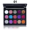 Eye Shadow Cmaaduglitter Eyeshadow Palette 15 Color Diamond Sequins Luminous Shimmer Radiant Brighten Easy To Wear Makeup Palettes D Dhvew