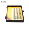 False Eyelashes 10pcs/lot Natural C Curl 0.12mm 7/8/9/10/11/12mm Black Individual 3d 6d Silk Eyelash Extension 10 Flares Navina