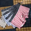 Underpants Fashion 8PCS/All Mens Underwear Men Cotton Breathable Boxer Sexy Stripe Man Shorts U Convex Male Panties