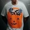 23SS New Pumpkin Tee Femme Hommes T-shirts Classique Boîte Lettre Casual Lâche Été Blanc Solide À Manches Courtes Mode Respirant High Street Tee TJAMMTX91