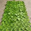 装飾的な花50x100cmプラスチック人工植物マットフェンス画面屋内屋外の裏庭の家の装飾用の緑の壁パネル