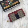 Designers-luxúriots Wallet Luxurys Men Women Walets Bolsas de couro Alta De qualidade Classic Coin Bolsa Plaid Card Solution Bolsas de embreagem