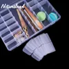 Noções de costura Ferramentas 24 grades Plástico Ponto Cruz Bordado Floss Bobbin Organizer Box Storage With Thread Board Card String Winder