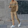 Tracksuits voor heren 2023 Autumn Tracksuit Tracksuit Lange mouw T -shirt Zietbomen Pak Streetwear Vintage Sweatshirt Oversized kleding 2 -delige sets 230228