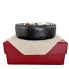 Smooth Reversible Men's Leather Belt Designer Belts 3 5cm Wide Belt Box size 105-125CM228K