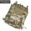 Utomhuspåsar Idogear Tactical Pouch Bag Zip On Panel Modul Ryggsäck för Plate W Mag AVS JPC20 CPC Vest 3573 230228