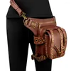 Waist Bags Lady Pockets Retro Messenger Punk Vintage Steampunk Crossbody Women Shoulder Waistbag Travel Leg Bag Moto Biker Fanny Pack