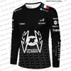 Designer de luxo fórmula 1 casual t camisa 2022 novo terno de corrida f1 manga longa dos homens primavera e outono moda camiseta