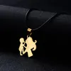 Colliers pendants personnalité Collier de maman en acier inoxydable pour les femmes