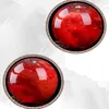 Objets décoratifs Figurines 80Mm Rouge Citrine Calcite Quartz Cristal Sphère Boule Pierre Précieuse De Guérison Avec Support 230228