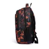 camouflage backpack outdoor large capacity computer bag college student schoolbag multi-functional 230301