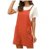 Women's Jumpsuits & Rompers Summer Women Cotton Pockets Playsuit Shorts Pants Bandeau Romper - Bowtie Halter Jumper Overalls